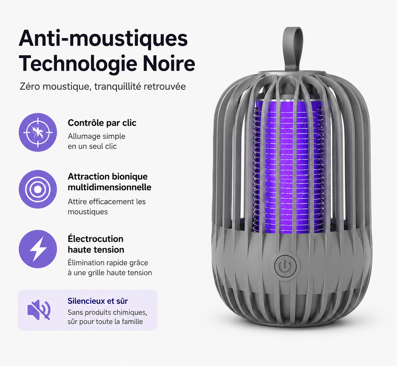 Anti-moustiques Technologie Noire